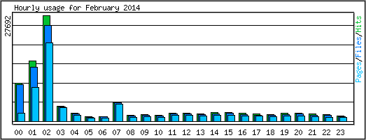 Hourly usage