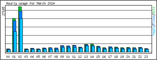 Hourly usage